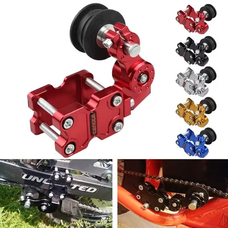 Roller Chain - Motorrad-Speichenkettenspanner-Rolle aus Aluminiumlegierung, Motorrad-Modifikations-Kettenspanner, Automatischer Einsteller