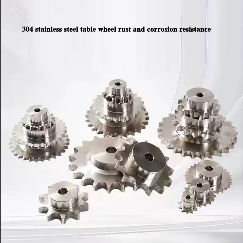 Ansi Chain - 304 Edelstahl 06B Kettenrad 6B25/6B30/6B40 (24T-40T)