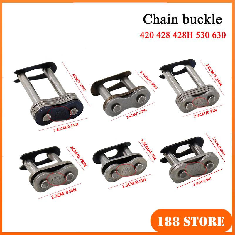 428 Chain - 10 Stück Motorrad-Kettenkarte 420 428 530