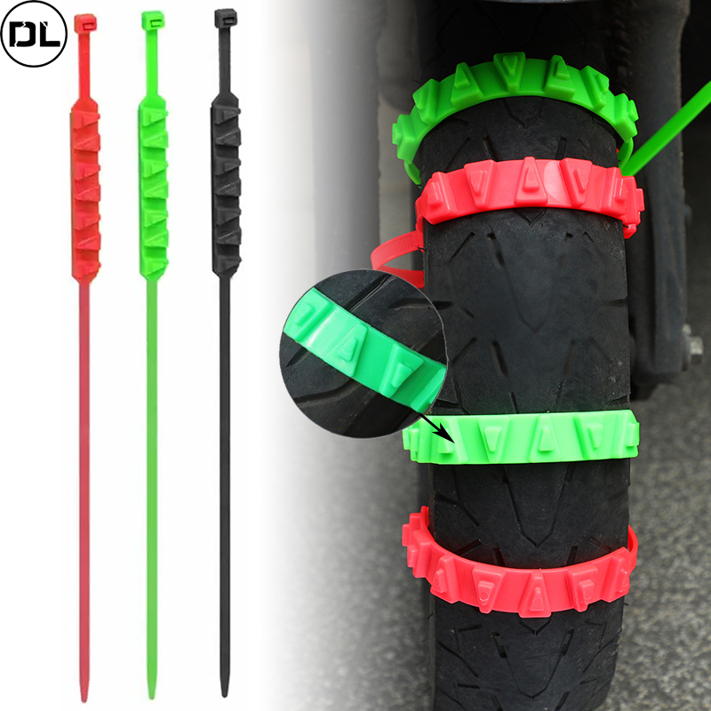 Motorcycle Chain - 3/5 stücke rutsch feste Schneeketten für