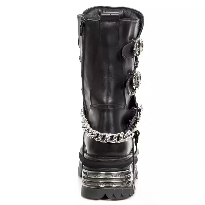 Mode männer Echte Leder Motorr – Motorcycle Chain Bewertung und Preis