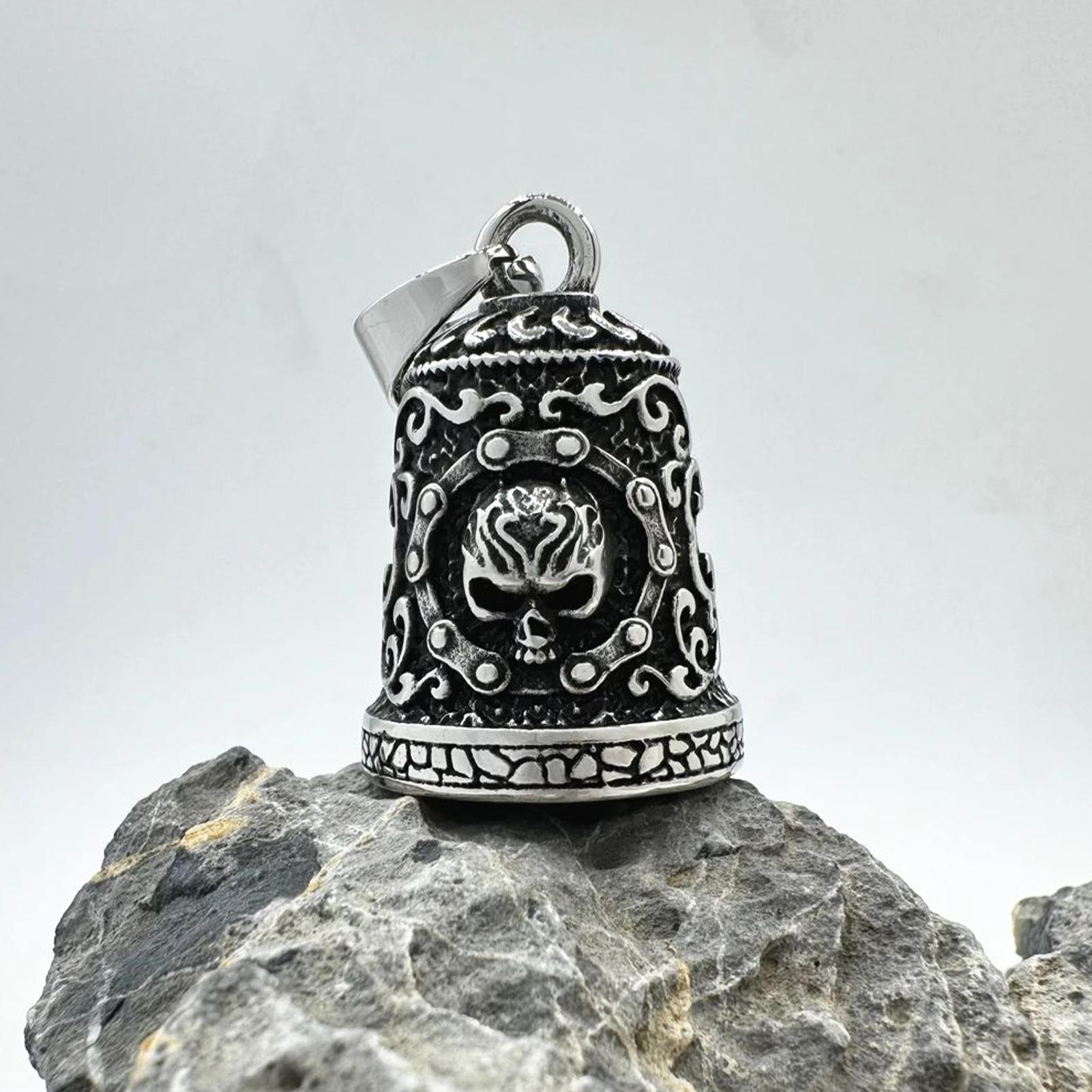 Totenkopf-Glockenanhänger, Mot – Motorcycle Chain Bewertung und Preis