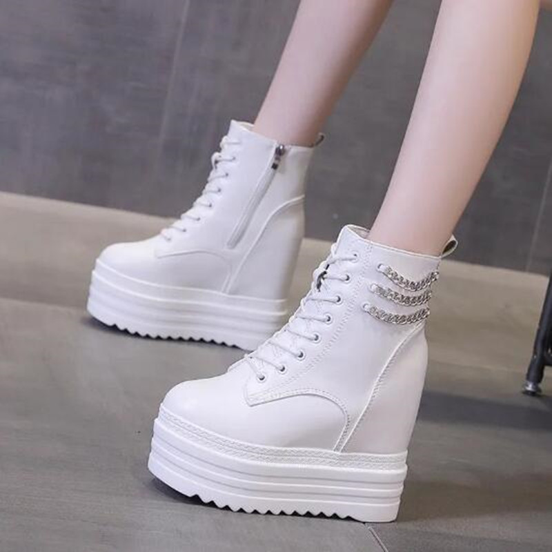 NEUE Frauen Stiefeletten Leder – Motorcycle Chain Bewertung und Preis