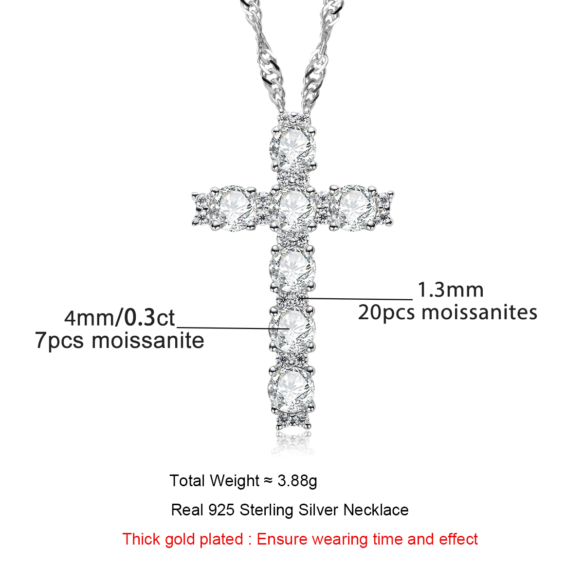 AnuJewel 4 mm 2,1 Karat D Farb – Ansi Chain Bewertung und Preis