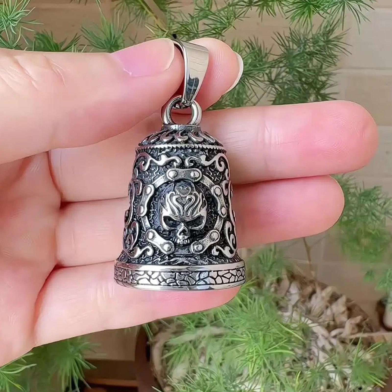 Totenkopf-Glockenanhänger, Mot – Motorcycle Chain Bewertung und Preis
