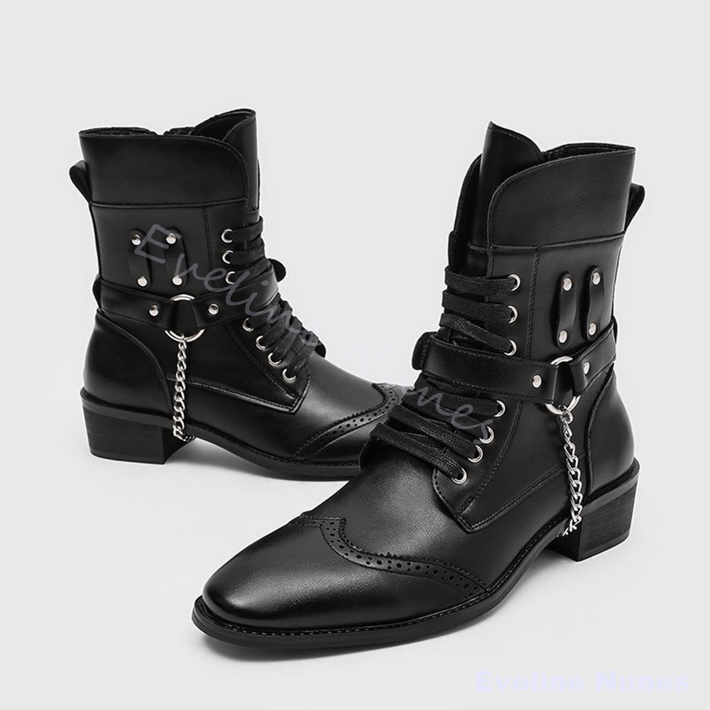 Punk-Metallketten-Nieten-Kampf – Motorcycle Chain Bewertung und Preis